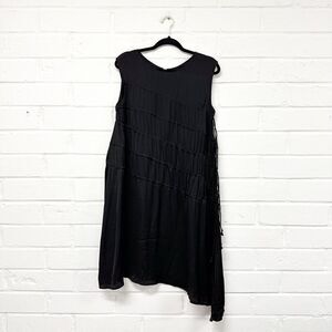 37 - Black Dress with Asymmetrical Ties